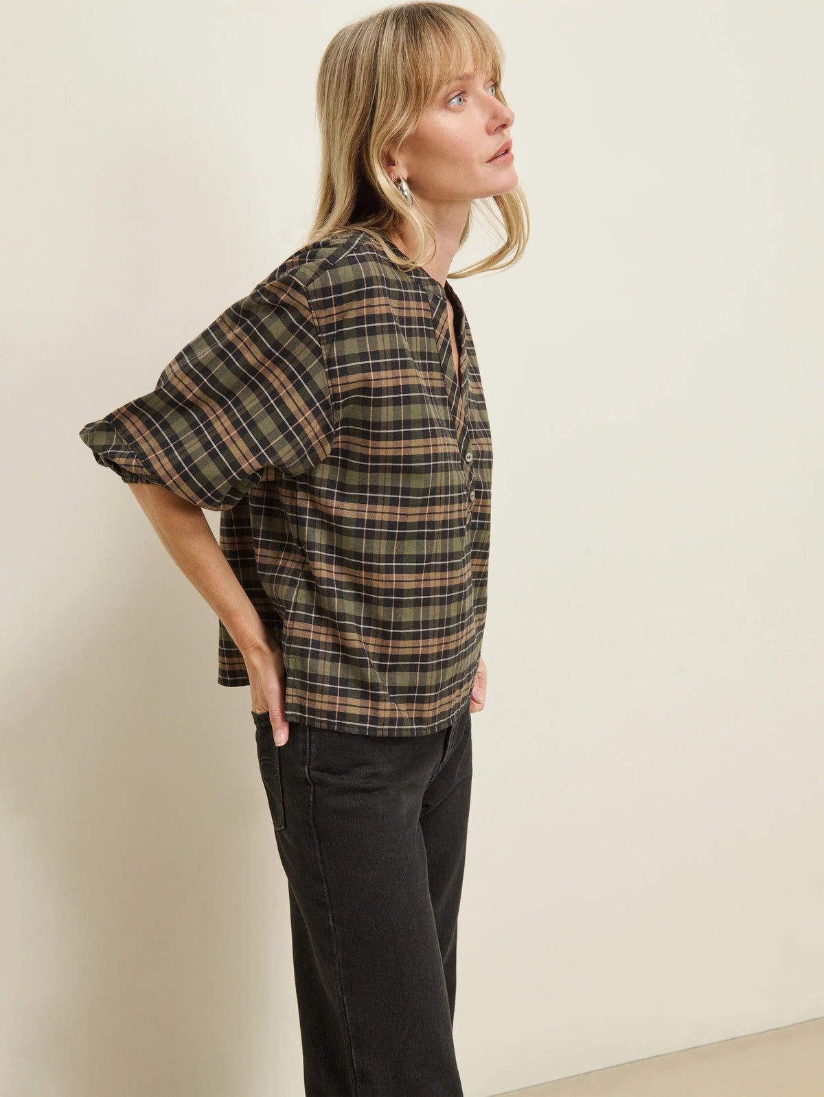 Malgo Top inn Tartan Plaid
