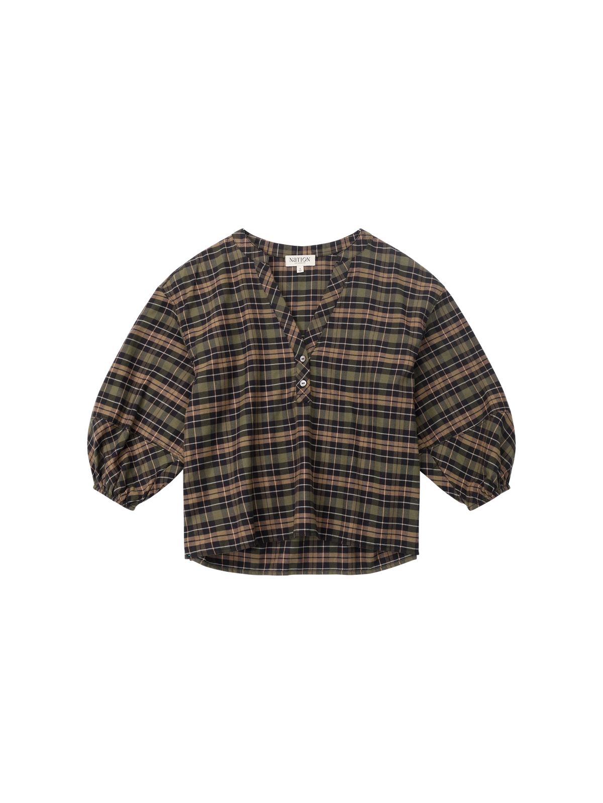 Malgo Top inn Tartan Plaid