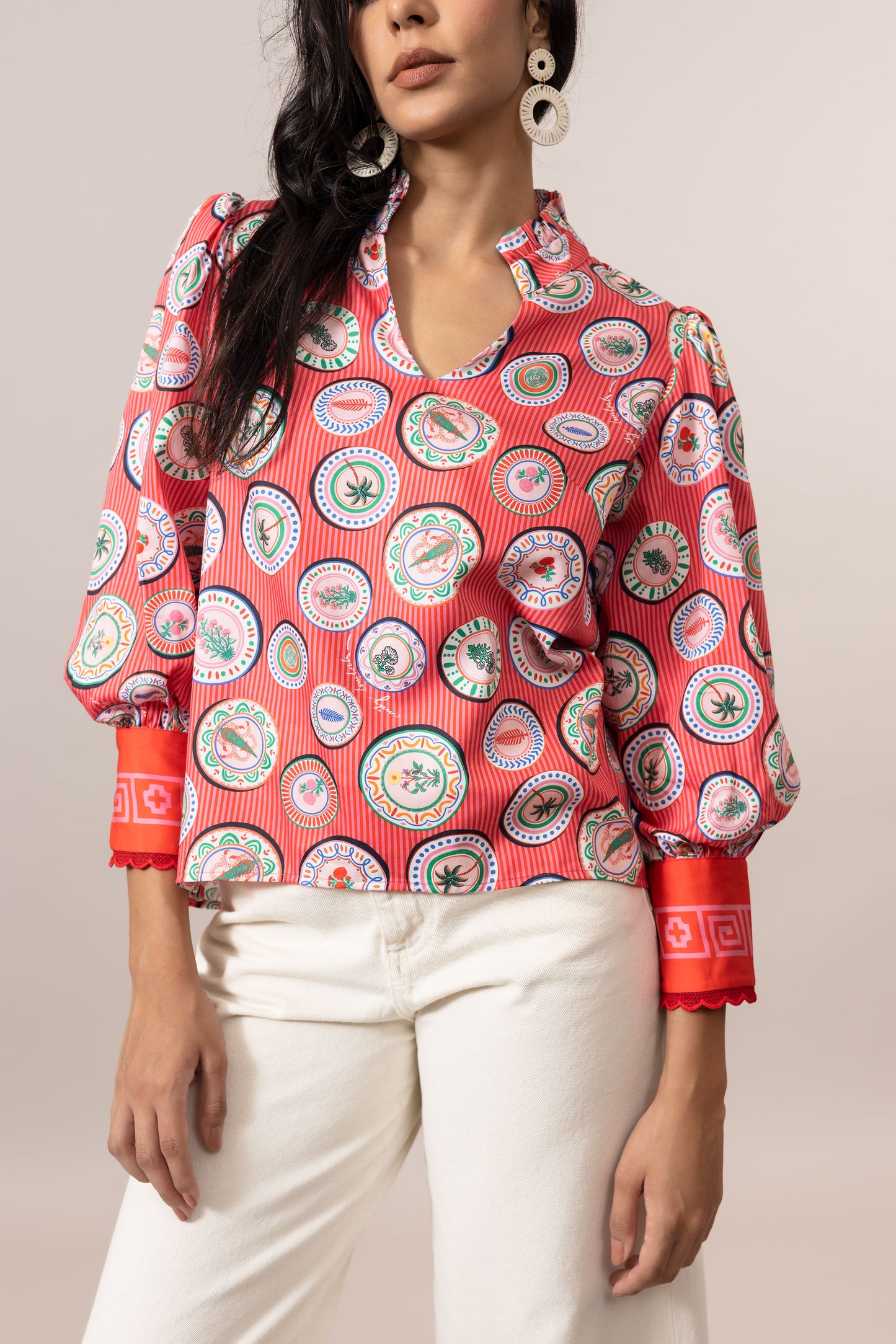 Hailey Top in Flame Scarlet