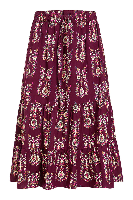 Market Skirt in Bramble Motifs
