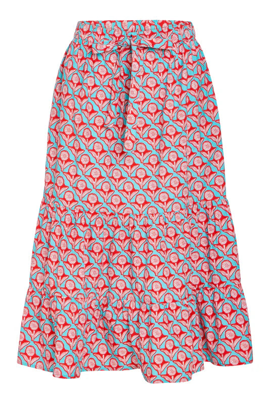 Market Skirt in Penny Bloom