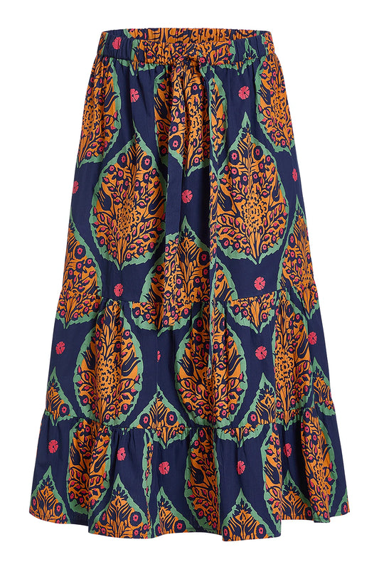Market Skirt in Saffron Botanicals