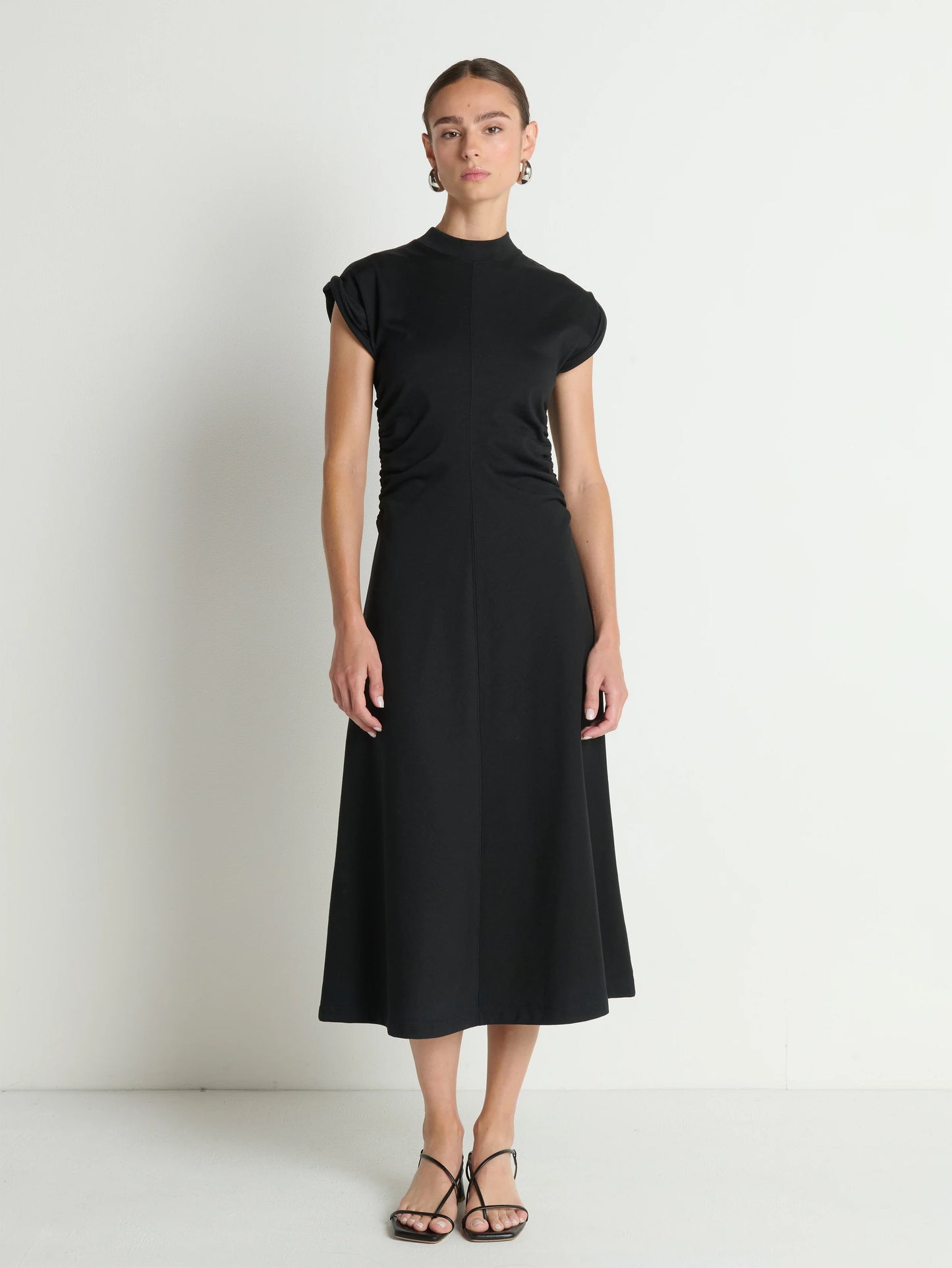 Neva Dress in Jet Black