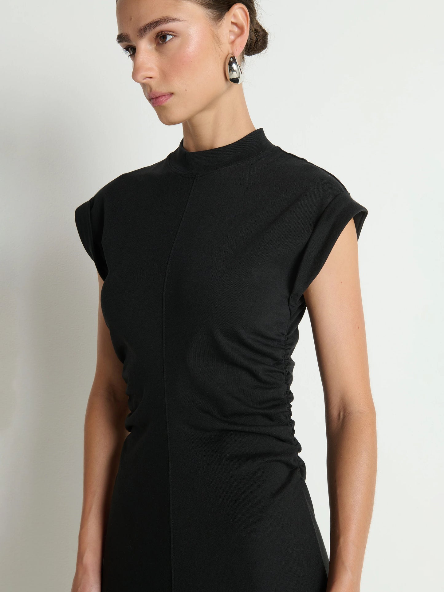 Neva Dress in Jet Black