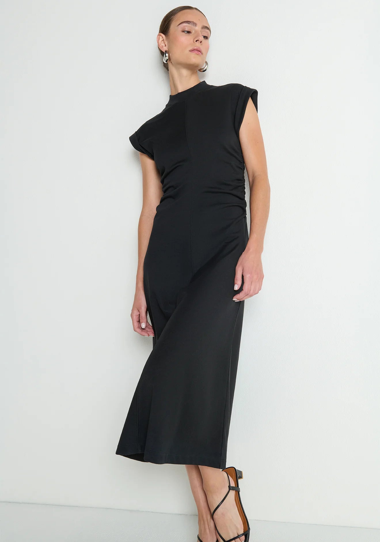 Neva Dress in Jet Black