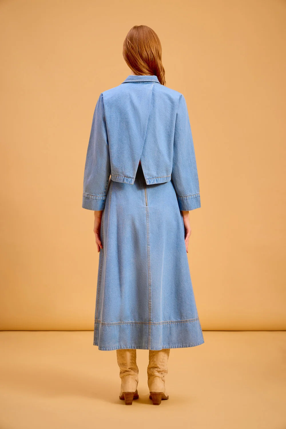 Asbury Skirt in Denim