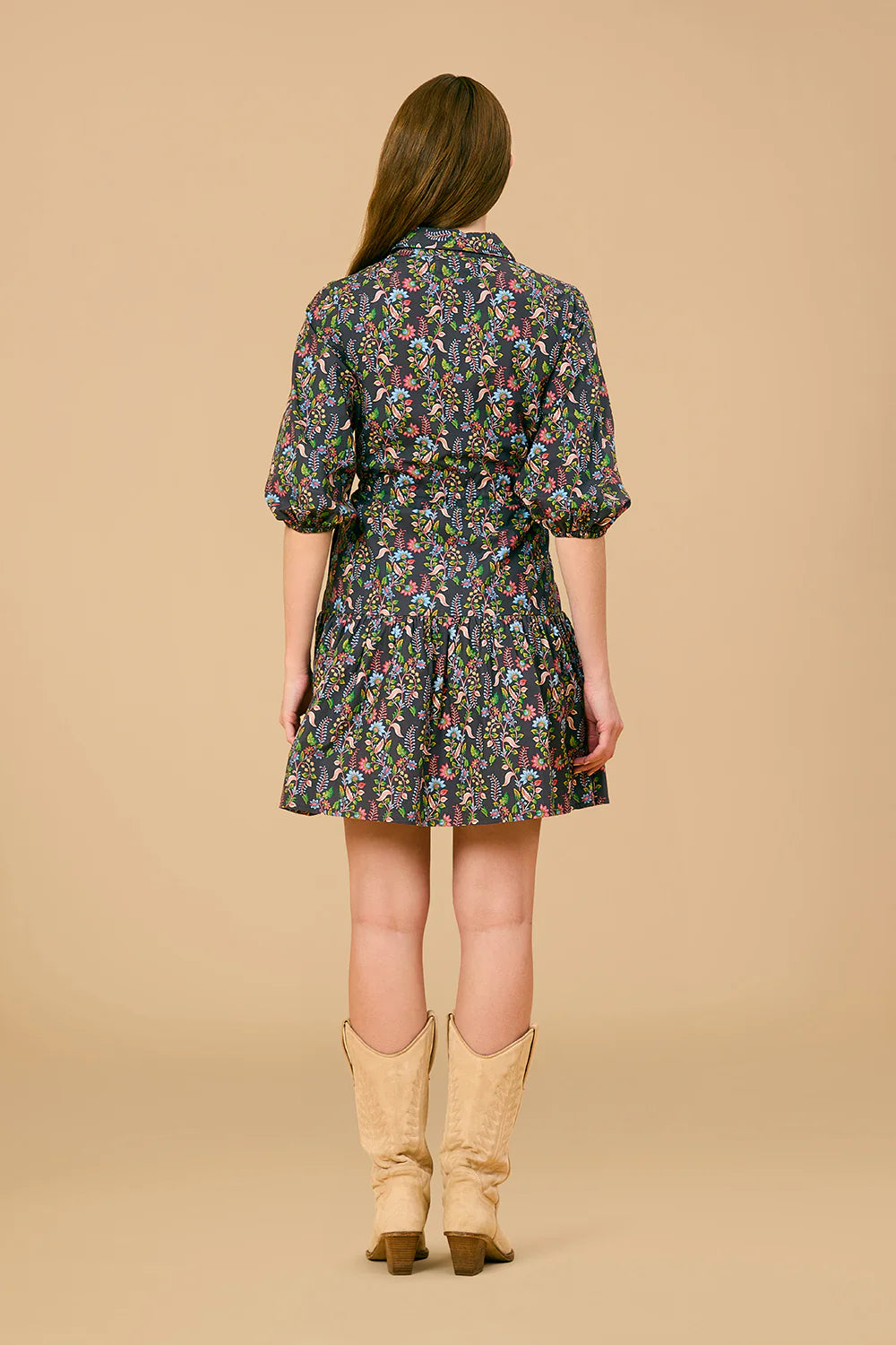 Brynn Dress in Sable Grove