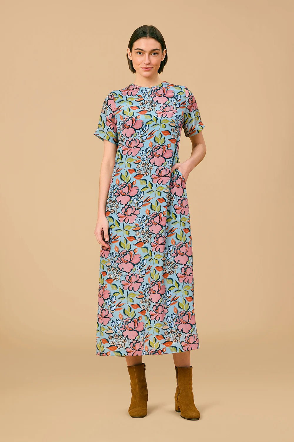 Gwyneth Dress in Rosewood