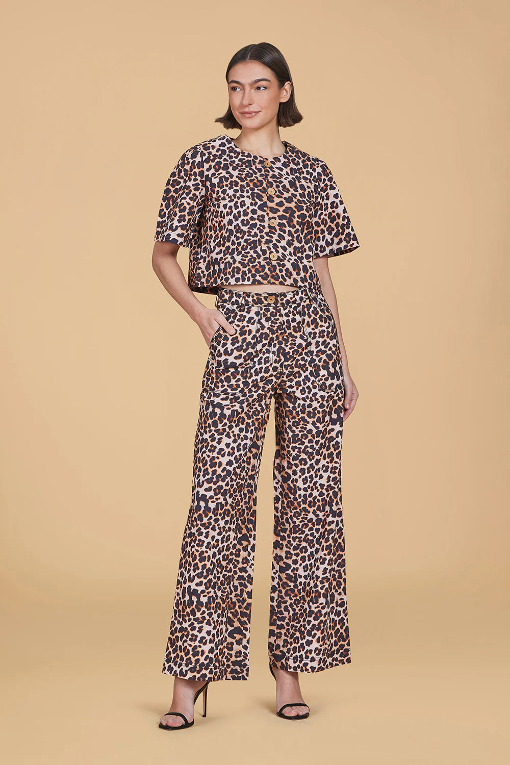 Heidi Top in Leopard