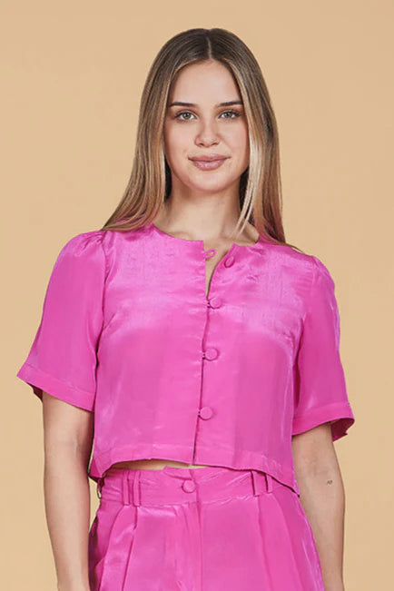 Odette Pants in Dragonfruit