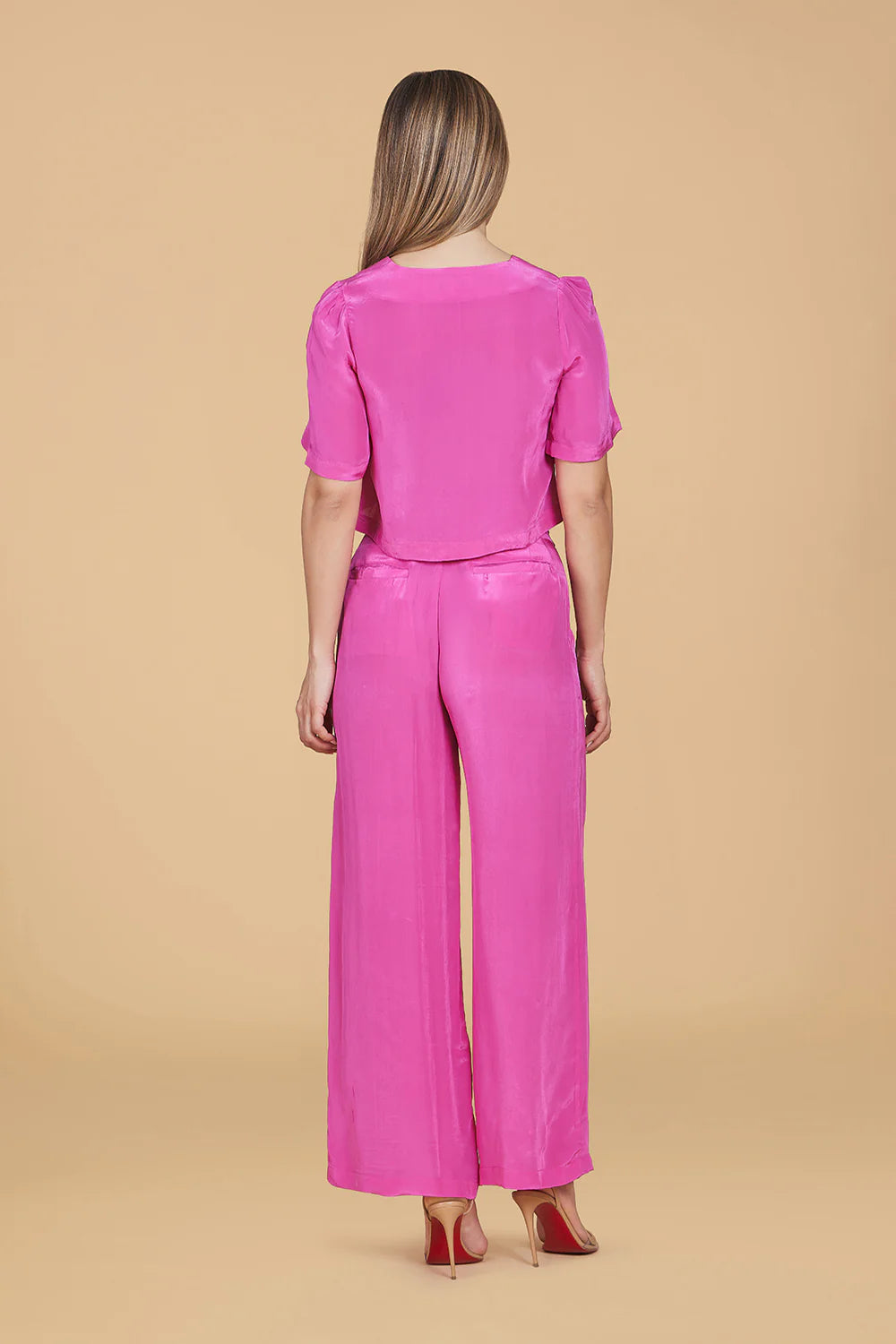 Odette Pants in Dragonfruit