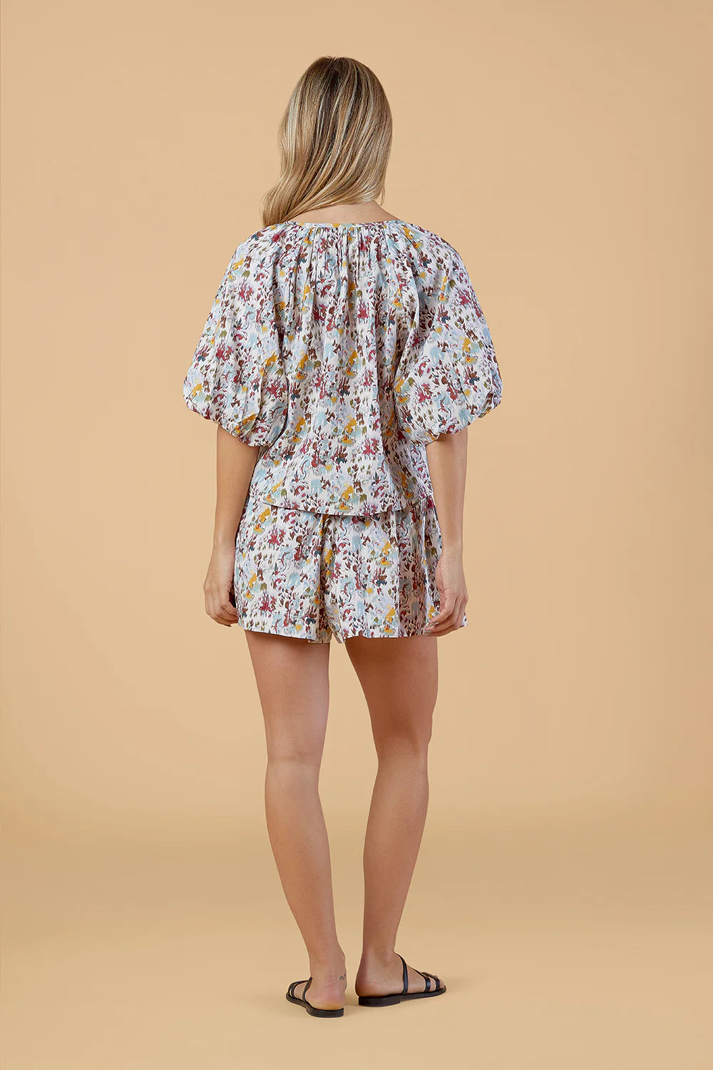 Freda Top in Aqueous Petals