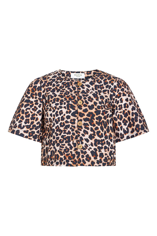 Heidi Top in Leopard