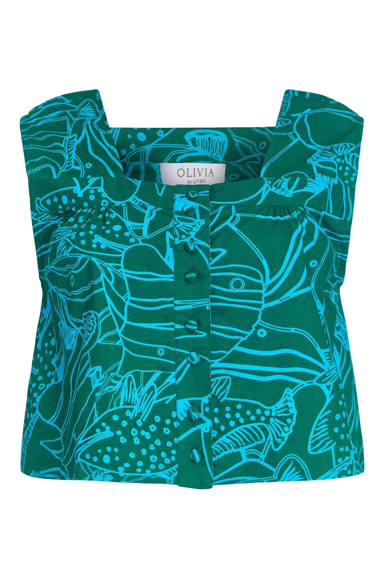 Georgia Skirt in Reef Reverse