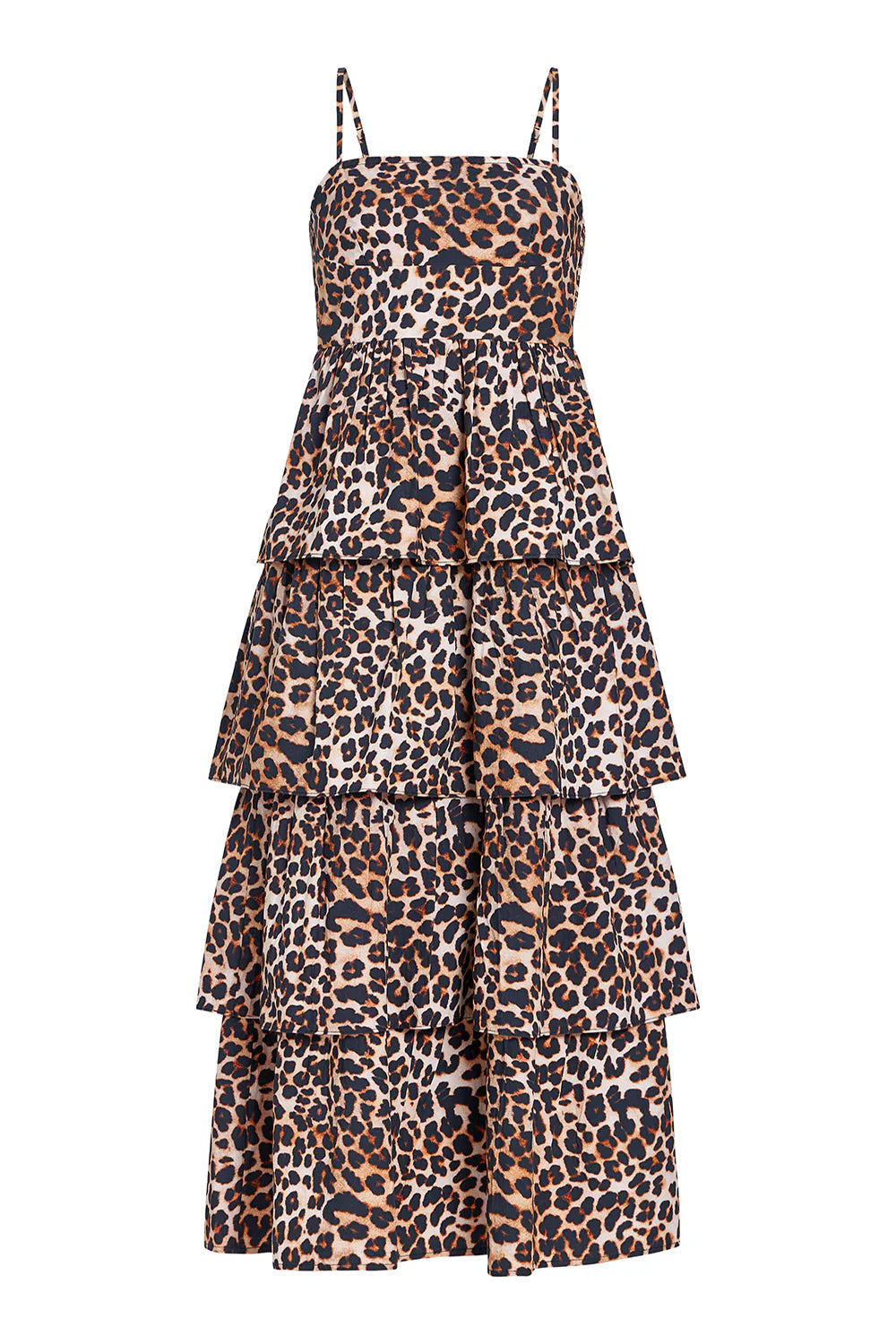 Ophelia Dress in Leopard
