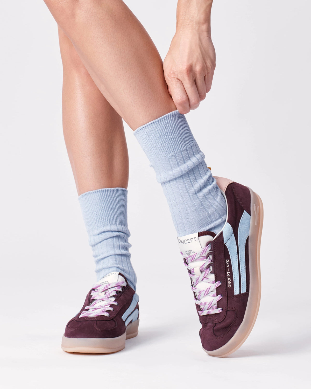 Fez Court Sneaker in Fig