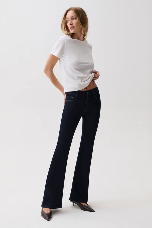 Kinsley Mid Rise Ultra Flare in Night Flight
