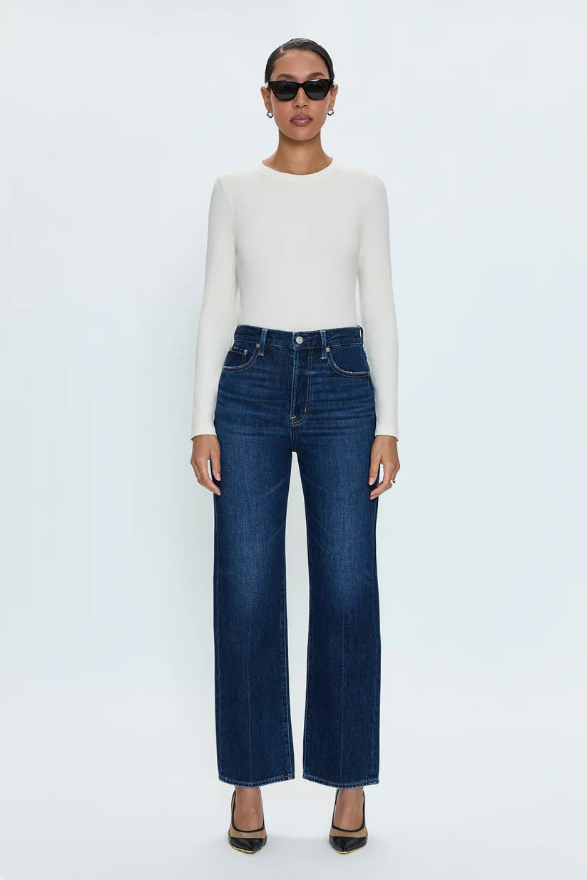 Cassie Super High Rise Straight Jean in Cultivate