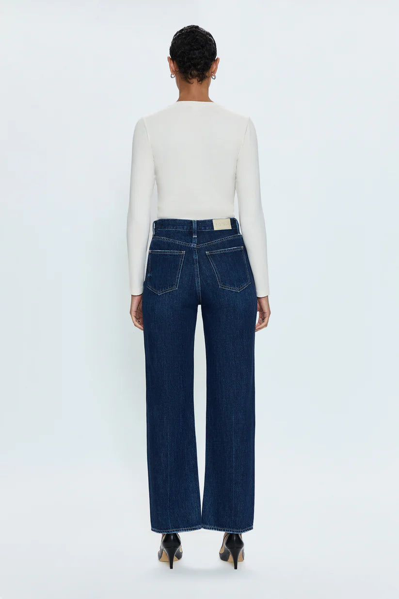 Cassie Super High Rise Straight Jean in Cultivate