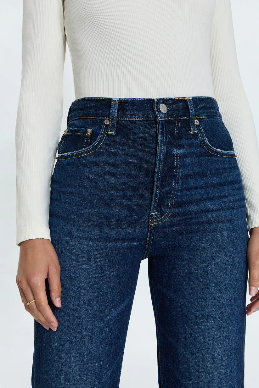 Cassie Super High Rise Straight Jean in Cultivate