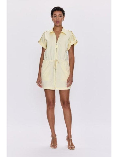 Meg Zip Front Dress in Lemonade