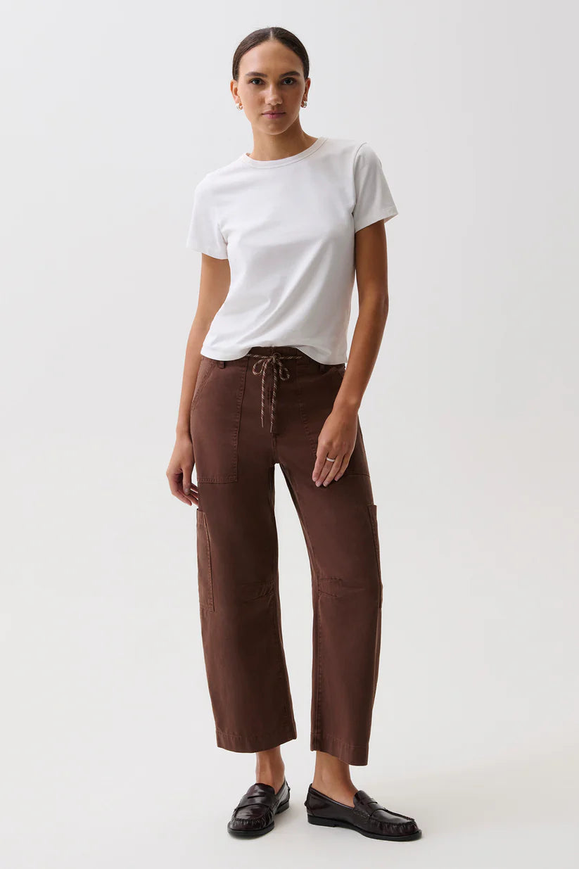Sabrina Curved Utility Pants in Lindt