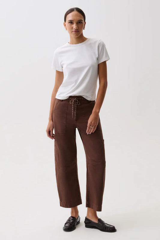 Sabrina Curved Utility Pants in Lindt