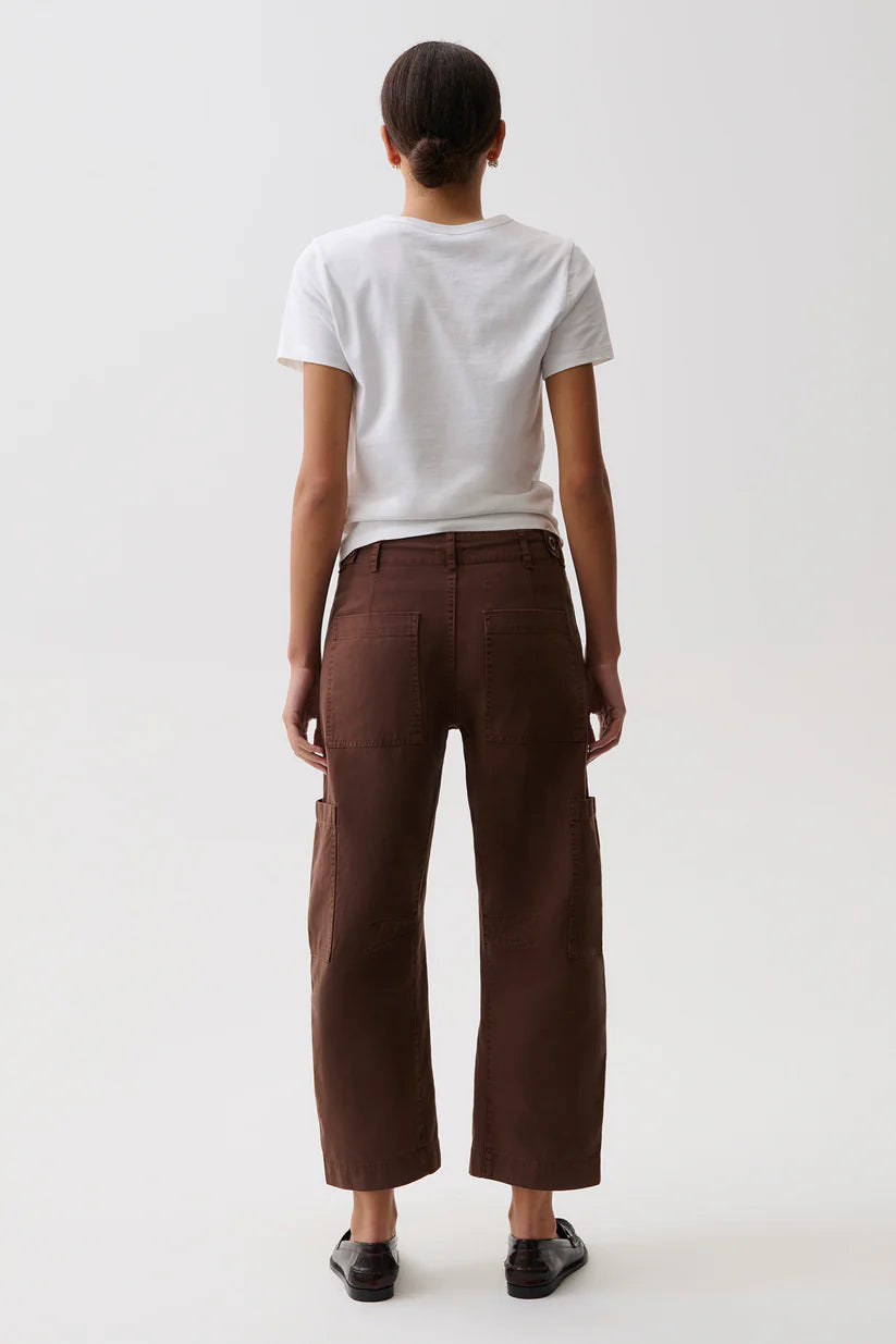 Sabrina Curved Utility Pants in Lindt