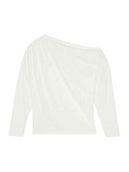 Pietra Off Shoulder in Brushed Porcelain