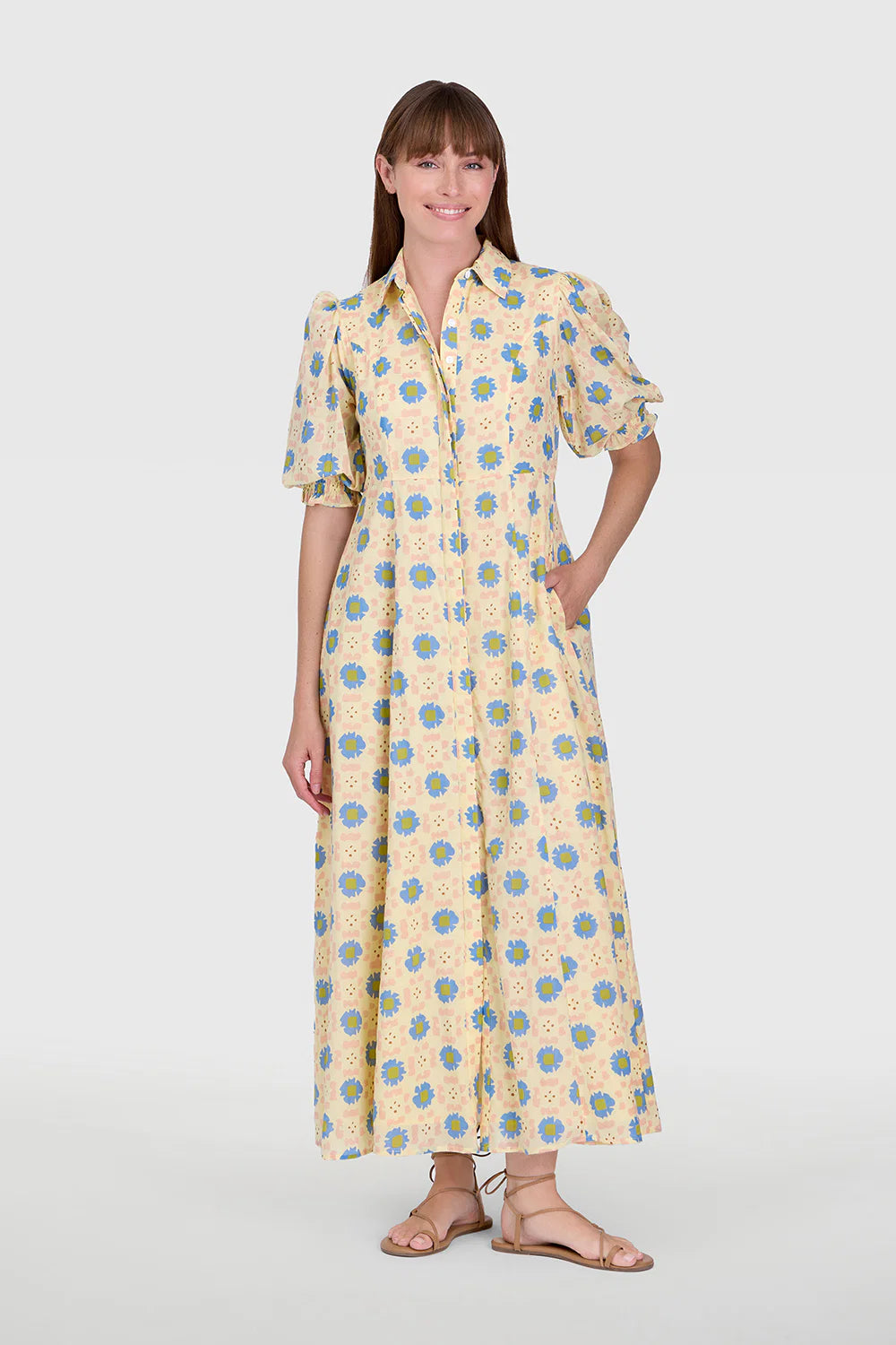 Rosie Dress in Porch Posy