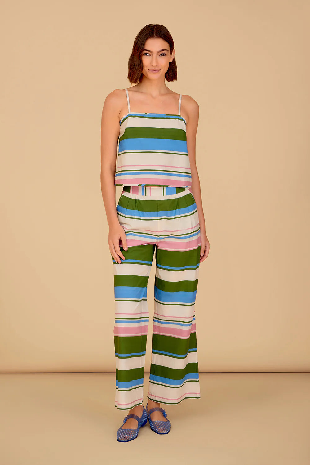 Carter Top in Rayas