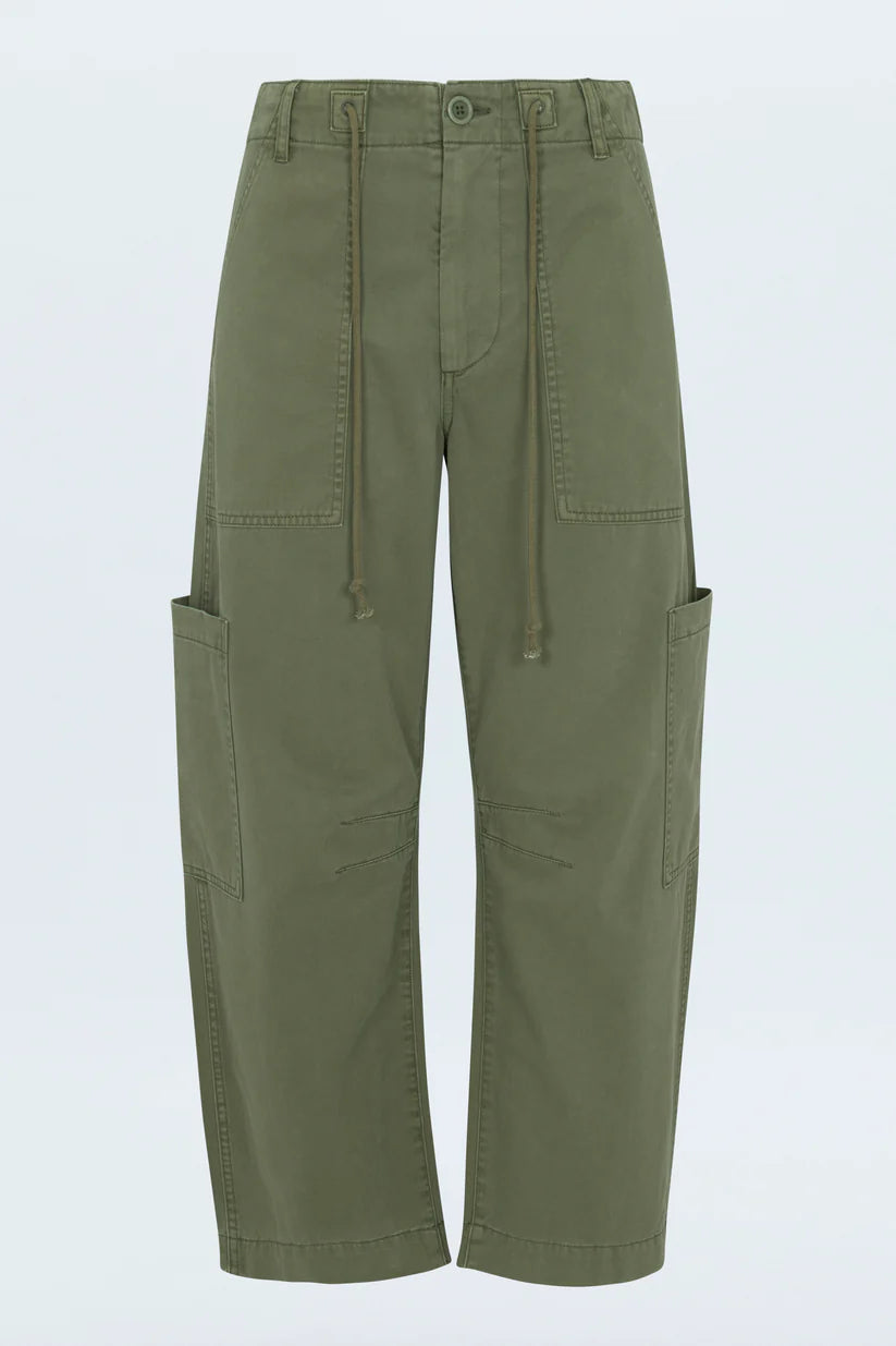 Sabrina Curved Utility Pants in Meadow