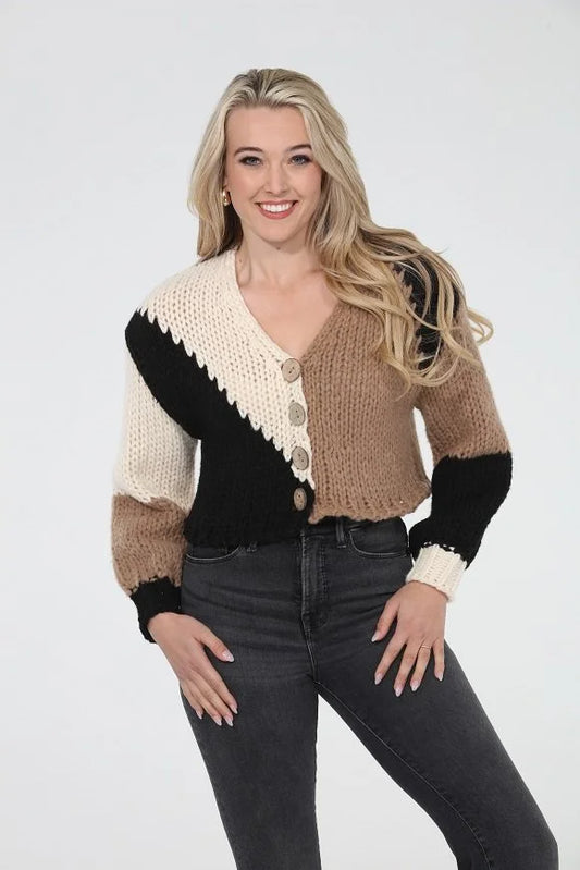 Zinnia Knit Patch Sweater