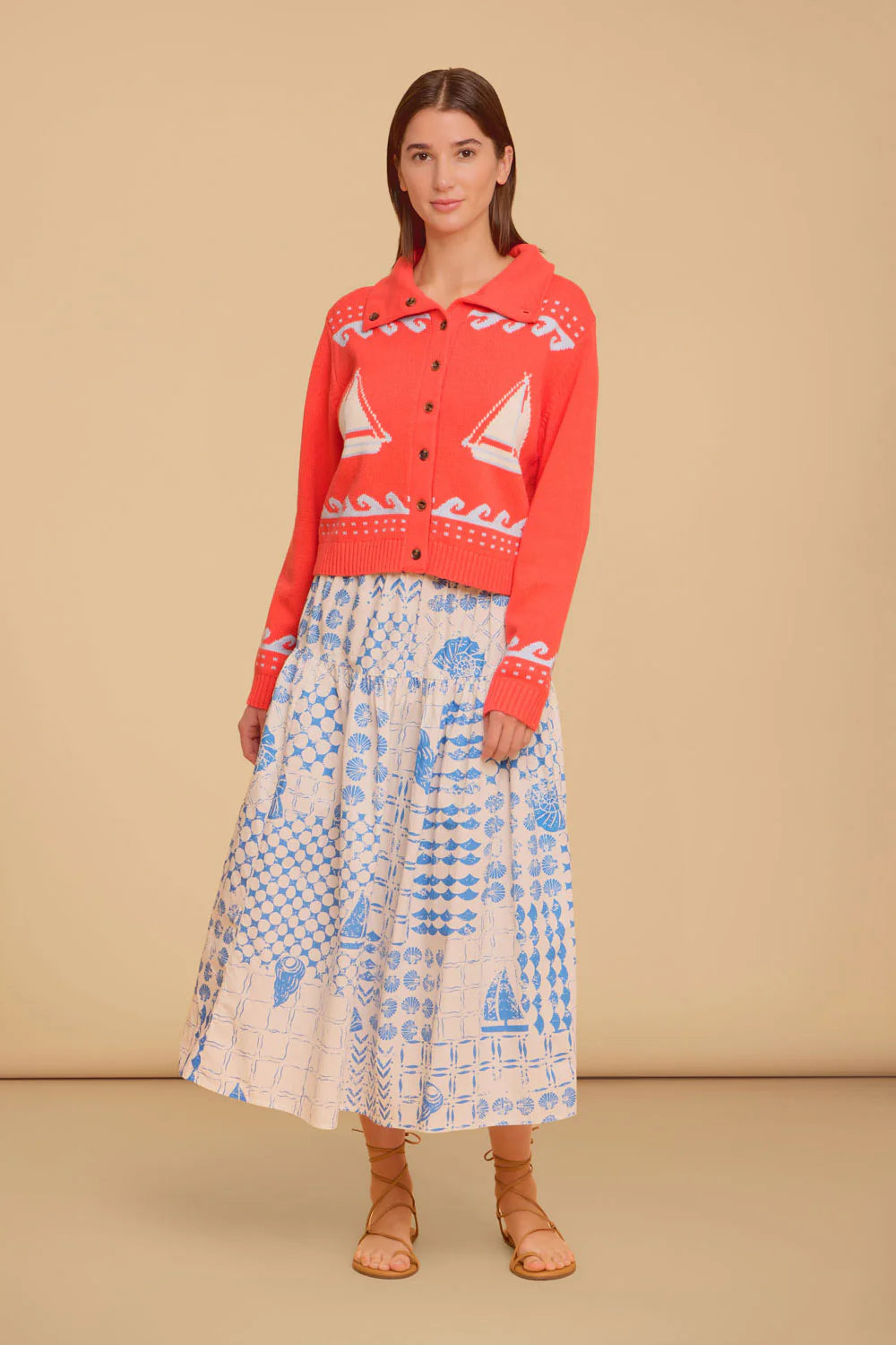 Sailor Cardigan in Summer Knit