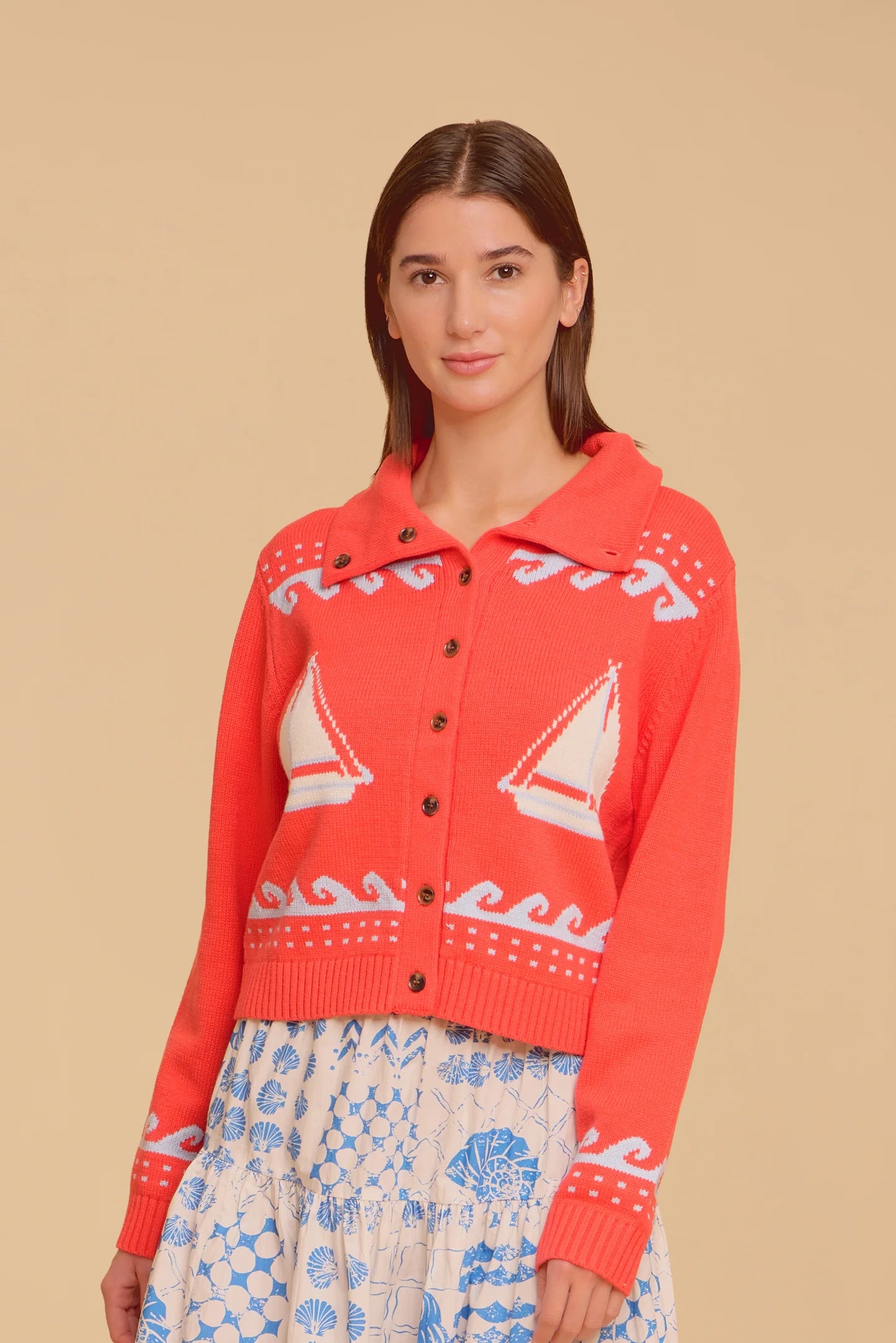 Sailor Cardigan in Summer Knit