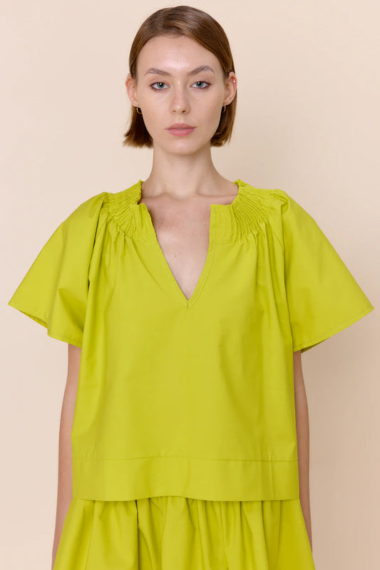 Natalie Top in Pistachio