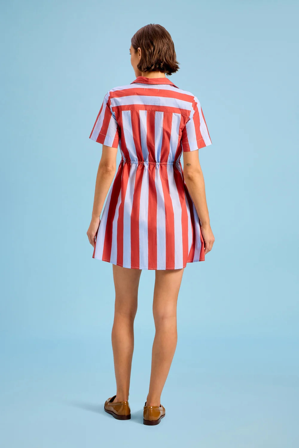 Summit Dress in Hearth Stripe