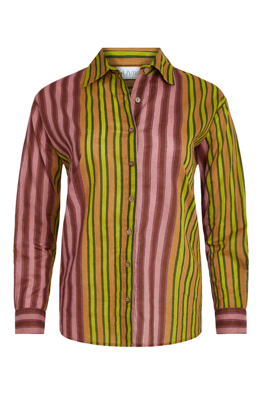 Boyfriend Shirt in Allegra Stripe