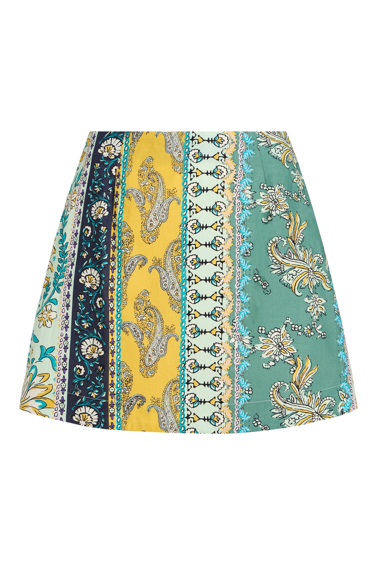 Mini Skirt in Paisley Ribbon