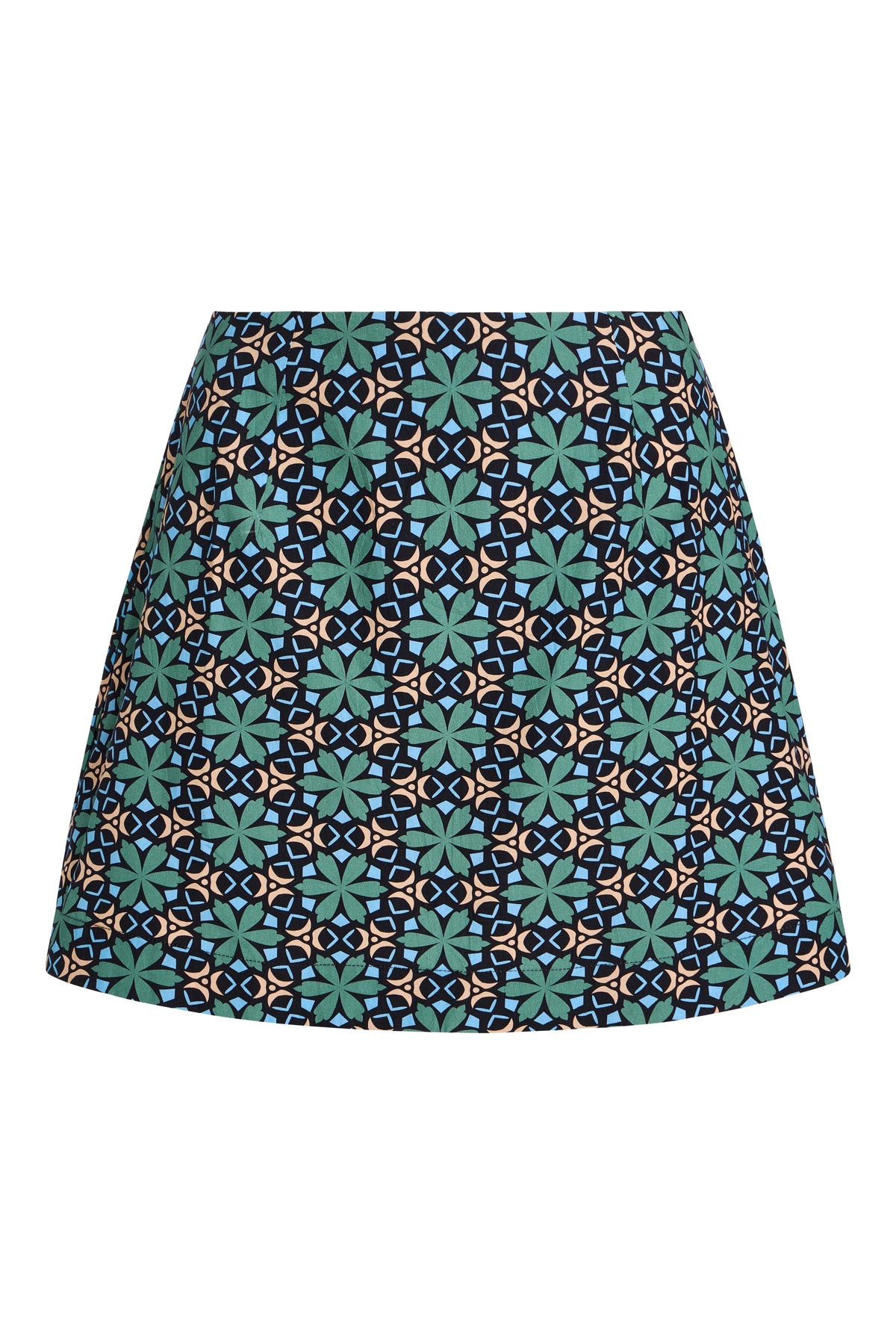 Mini Skirt in Slate Mosaic