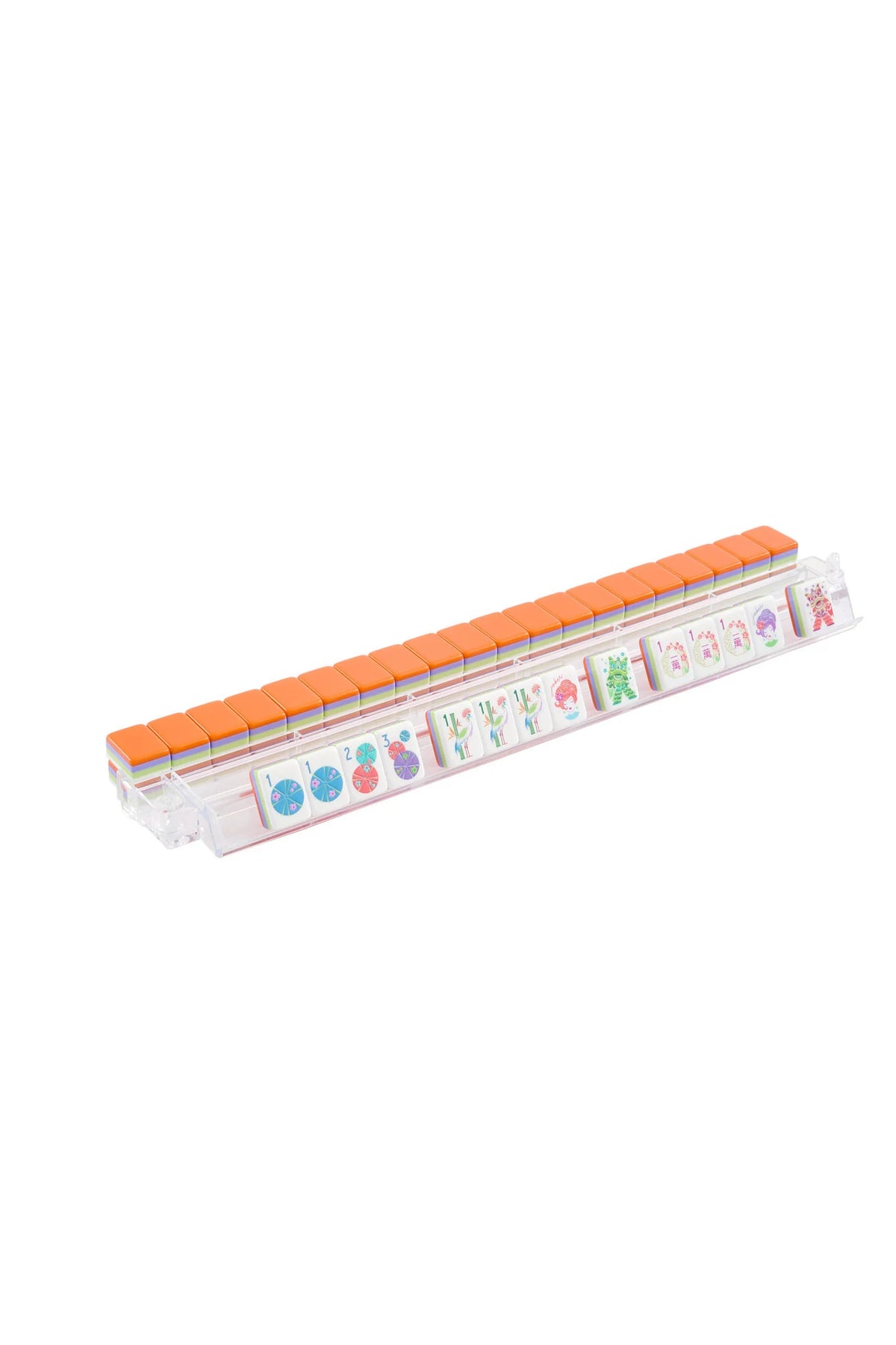 Papaya Spritz Mahjong Tiles