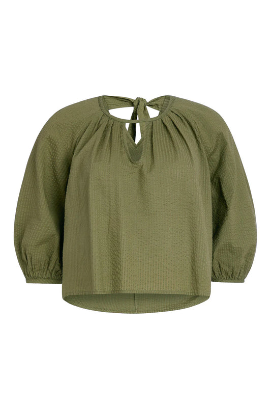 Travel Top in Chive