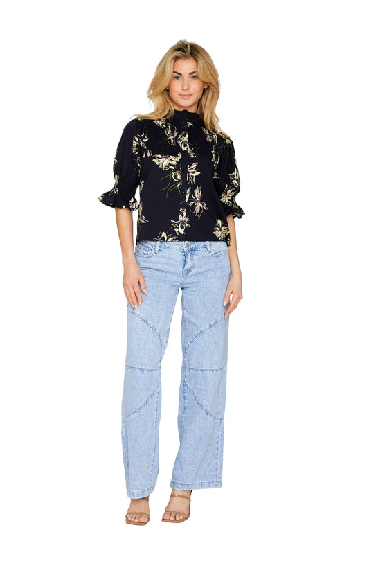 Lola Top in Garden Romance