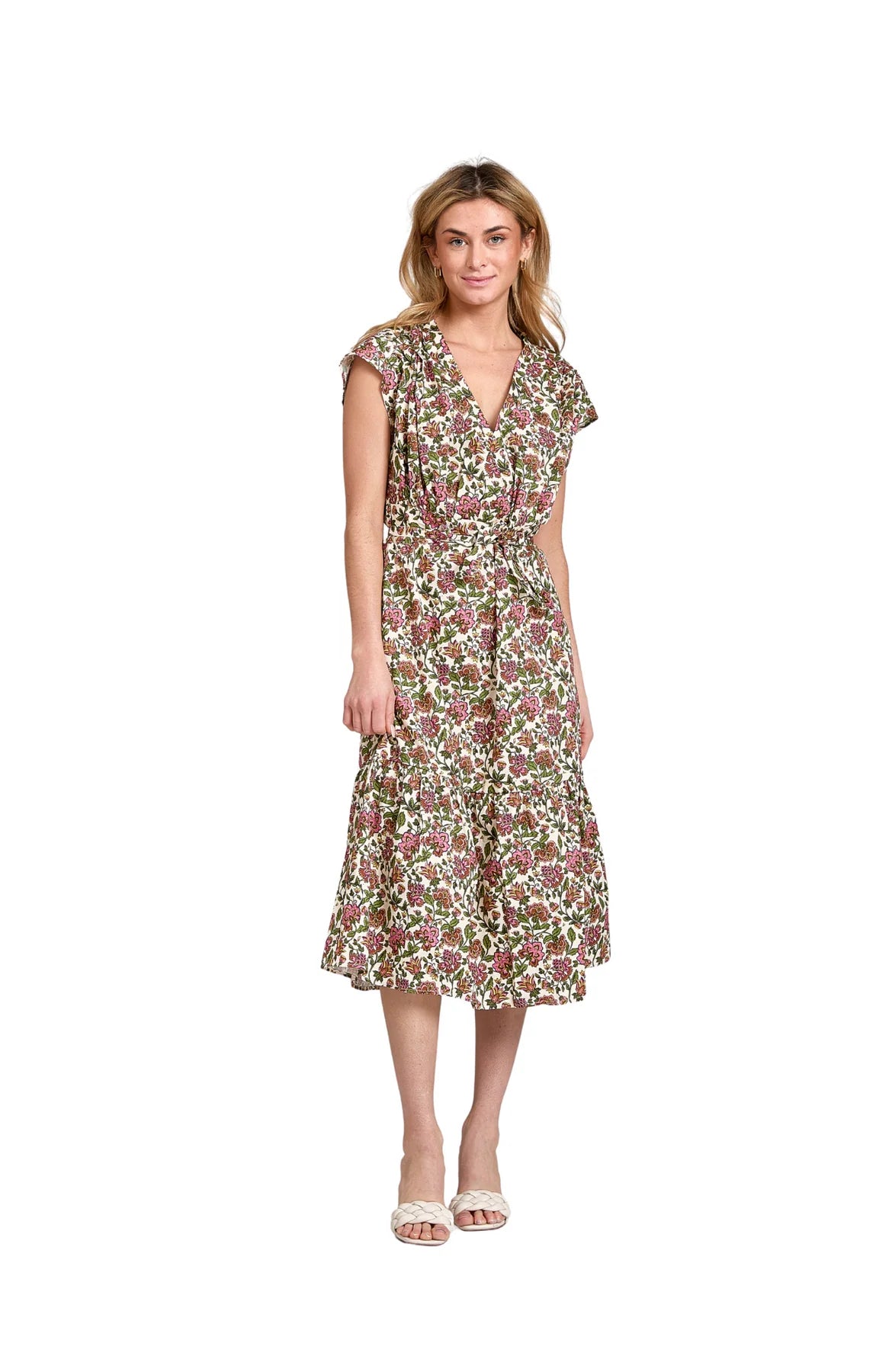 Poppy Dress in Wildberry Garden