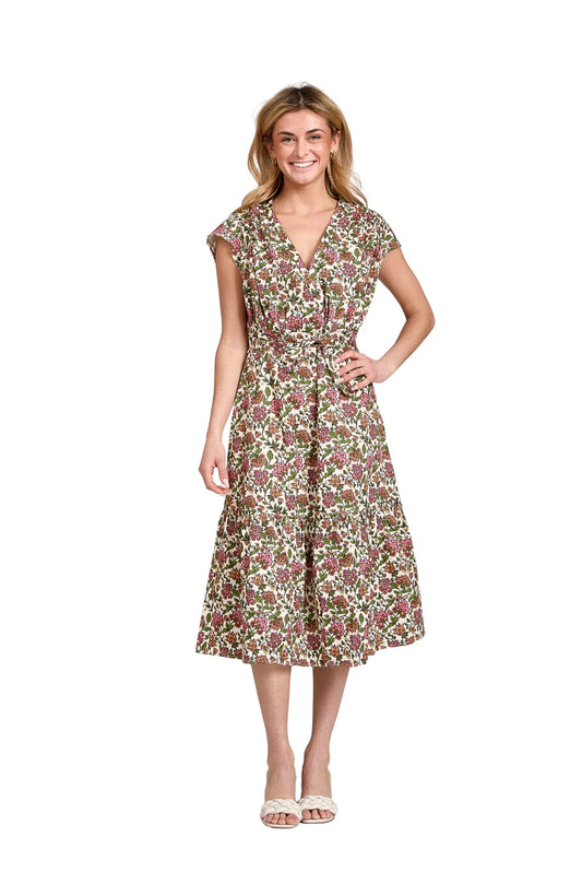 Poppy Dress in Wildberry Garden
