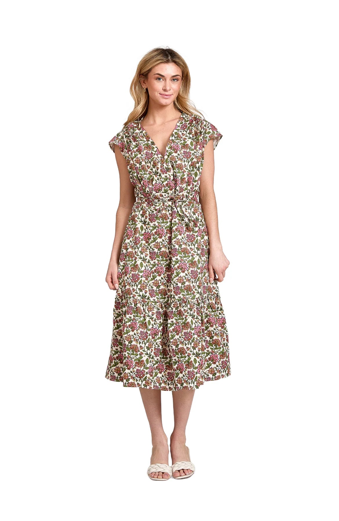 Poppy Dress in Wildberry Garden