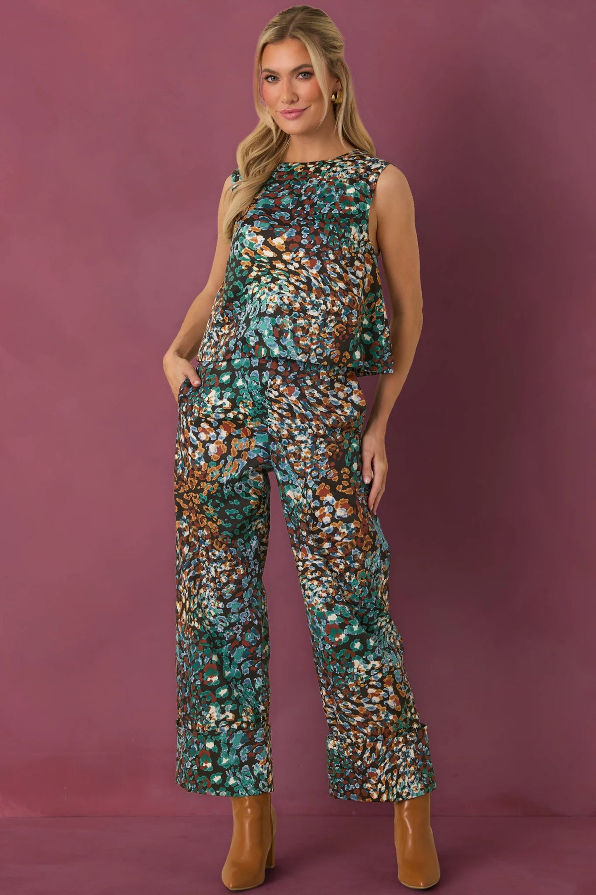 Courtney Top in Urban Jungle