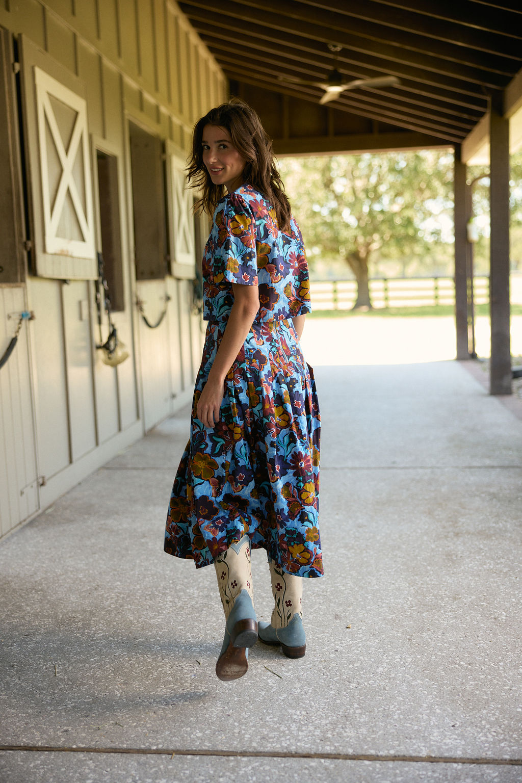 Harrison Skirt in Marfa Bloom
