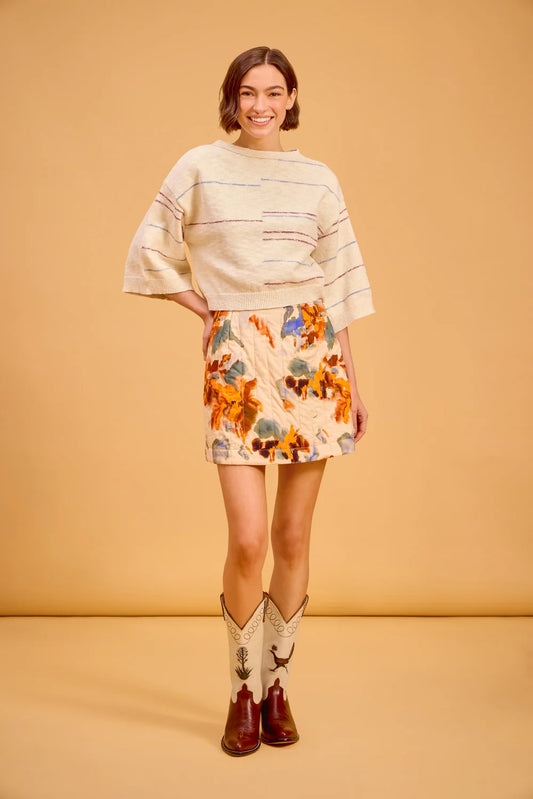 Delia Skirt in Strata Terra