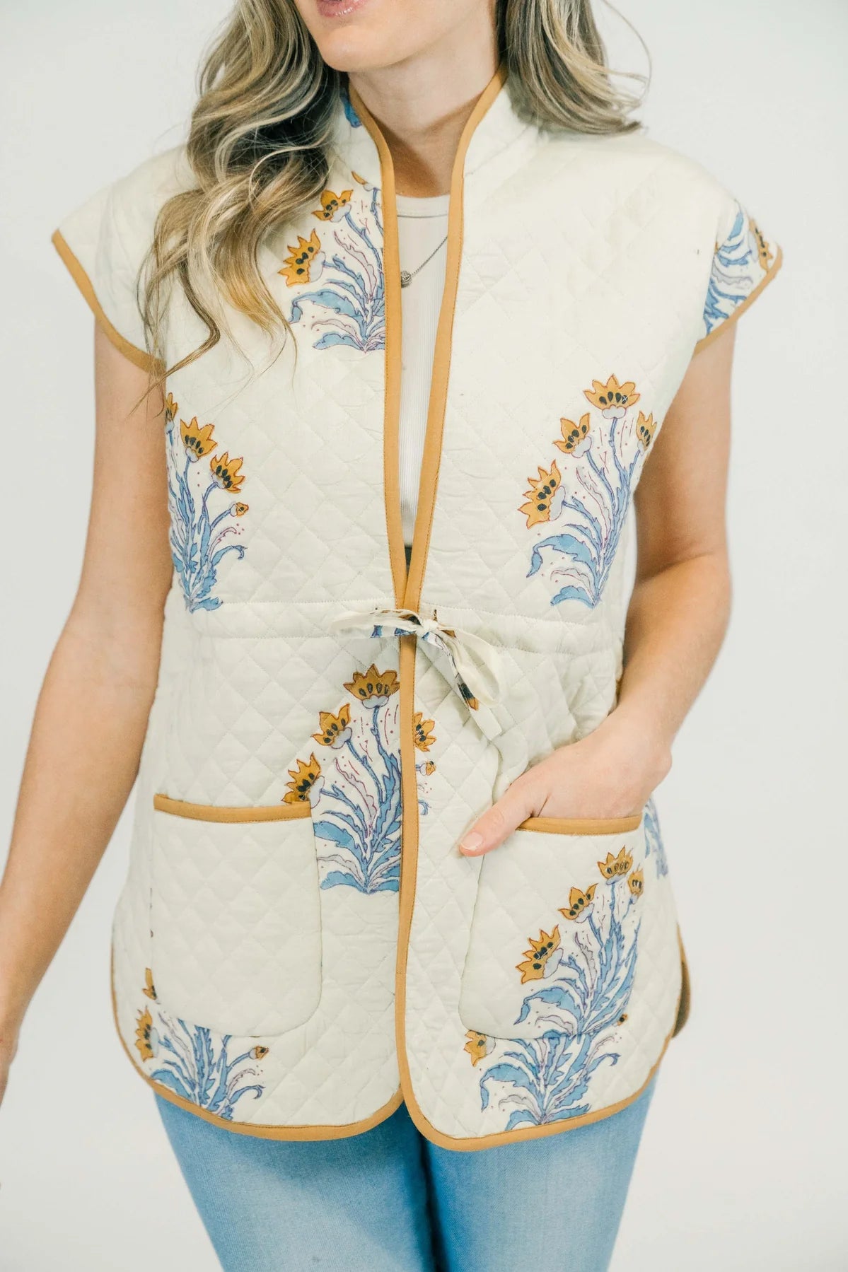 Brynn Vest in Willow